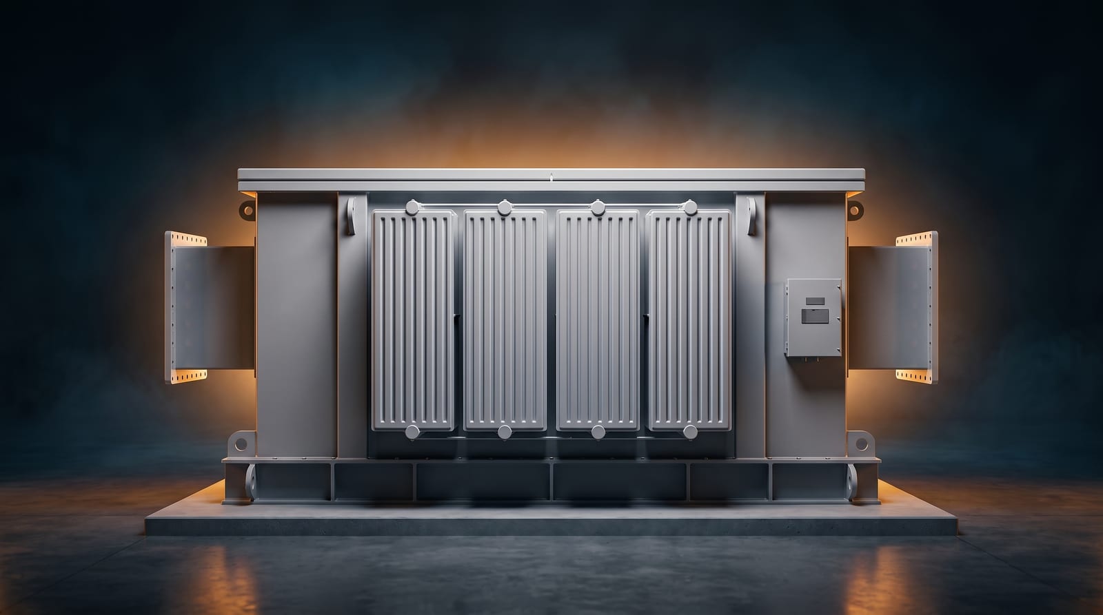 Rio Grid unit substation transformer with side throats for close-coupled switchgear
